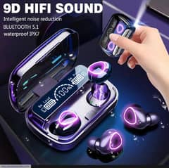 9D Hifi Wireless Earbuds | Bluetooth 5.3 | Waterproof | Touch Control