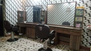 Full Beauty Salon Furniture Setup Good Condition