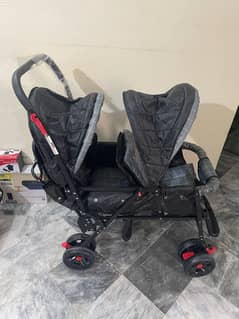 Mothercare Brand New Double Seat Foldable Pram