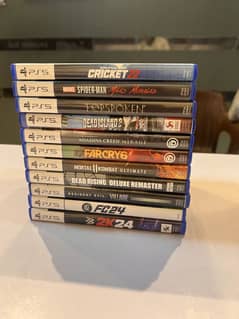 PlayStation 5 Used Games    Cricket , mortal kombat , Ww2k , Fc24