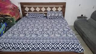 double bed with spring metres 8" inches