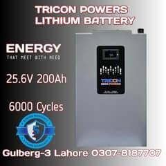 Lithium Battery 25.6V---200Ah With 5 Years Warranty
