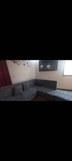 6 sitter l shape sofa set design