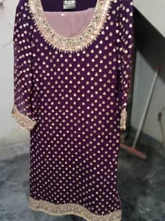 press gota work . 3 pc dress