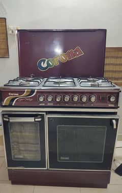 corona 5 Burner gas stove with electric lighters built-in plus OVEN