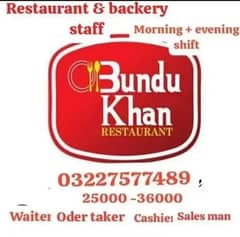 Restaurant job hotel job oder taker cashier chief chinese