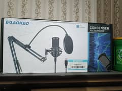 podcast professional microphone with all accessories