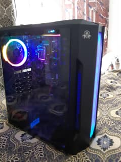 gaming case with mother board