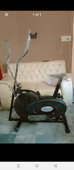 exercise cycle 2 in 1 airbike