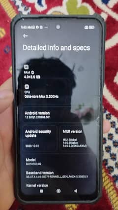 Redmi note 10 used 6/128. PTA approved.