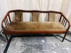 Wooden Sofa set.