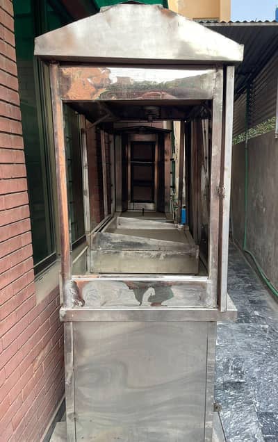 Huge Size of Shawarma Machine with Hot Plate Available for Sale