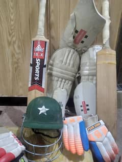 Full Cricket Kit For Sale – 2 CA Bats, Pads, Gloves, Helmet”