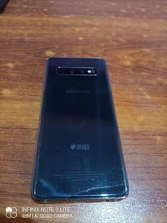 Samsung S10 with box 10 by 10