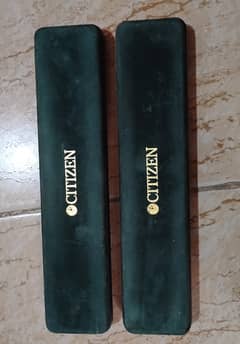 Man and woman citizen quartz vintage model watches