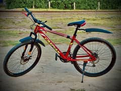 Gear Bicycle with Disk Brakes
