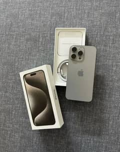 Apple iPhone 15 pro max official PTA approved 512 GB water pack