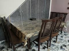 DINING TABELS WITH 6 CHAIRS
