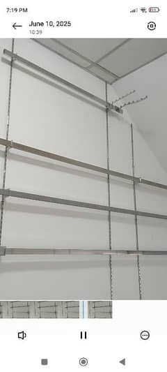 Garments shop steel fitting