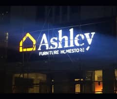 Custom sign board for shop/ Acrylic 3D & Panaflex sign/neon board