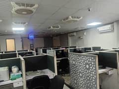 1600 SQ FEET OFFICE IS AVAILABLE ON THE RENT INTHE 24/7COMMERCIAL BUILDING AT SHAHRE E FAISAL