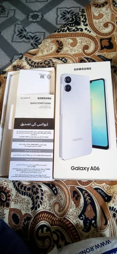 samsung galaxy A06 box pack  4 month use 4.64  cont. 0315.30. 54709