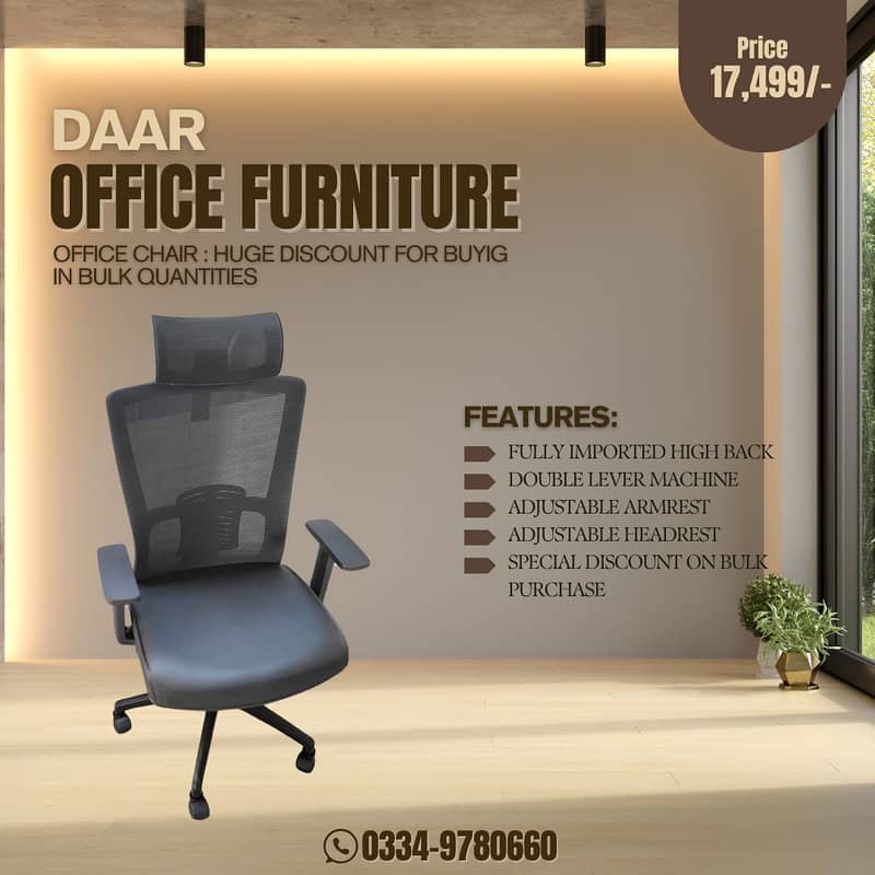 Imported Office Chair/Visitor Chair/Computer Chair/Gaming chair 9