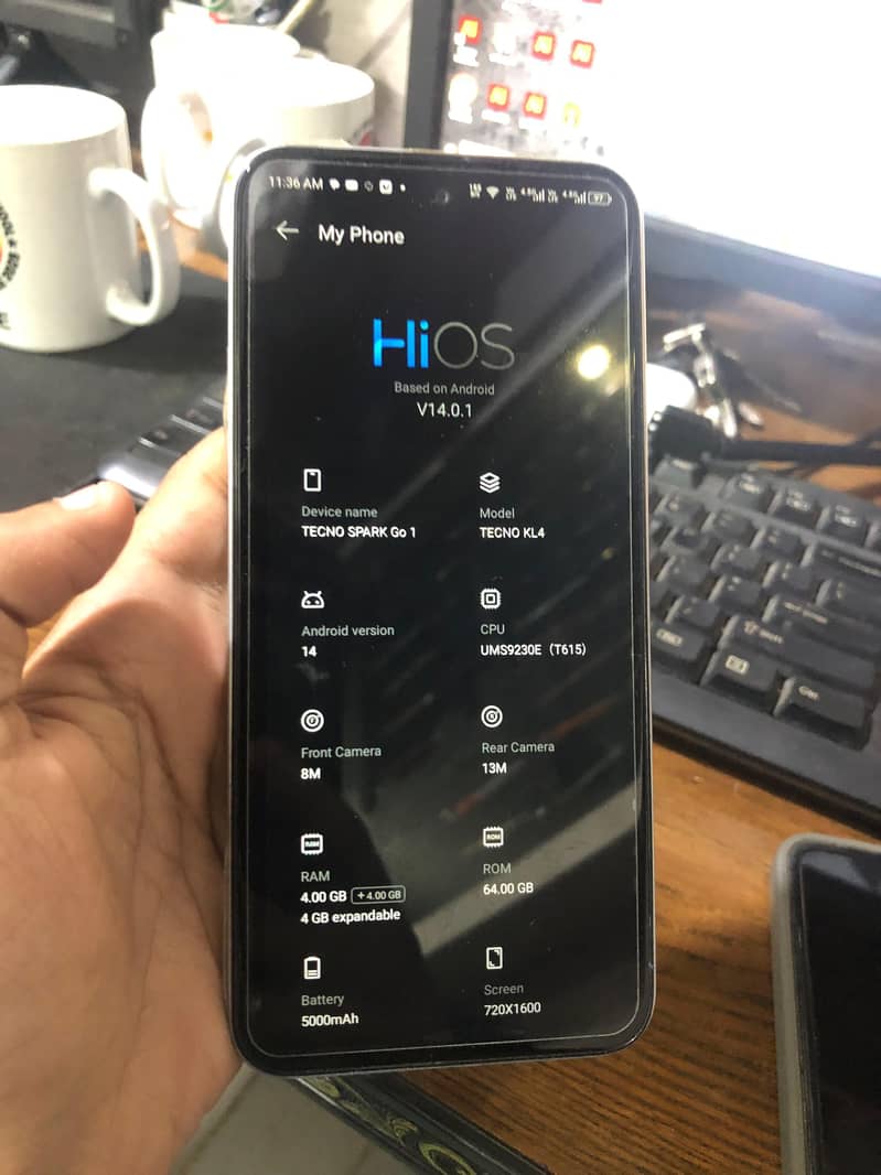 tecno spark GO 1 2