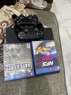 PS4 Slim With 2 wireless controllers