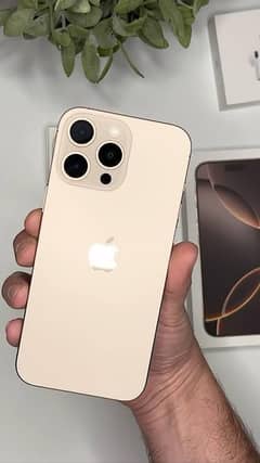 i phone 16 pro max im desert titanium
