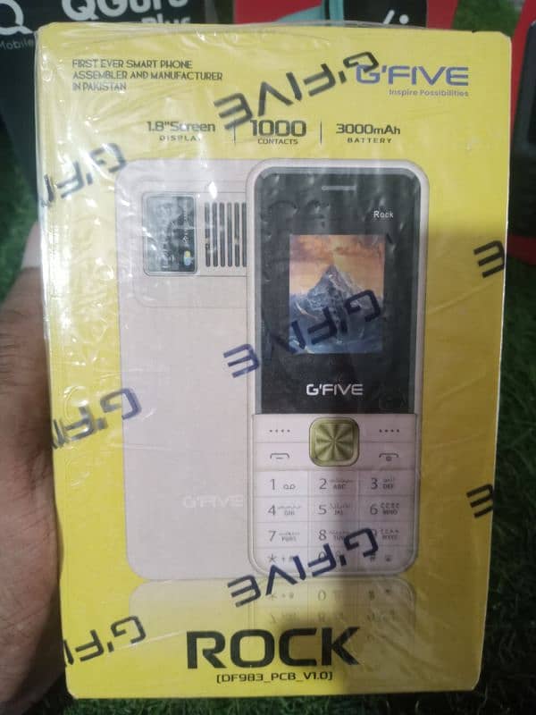 G-Five ROCK Dual SIM Phon BoxPack New 18Months Warranty Delivry Avlbl 0