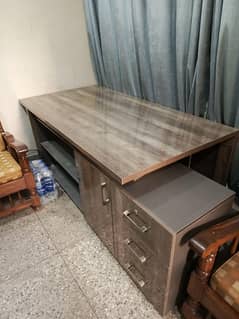 Office Table with side Rack