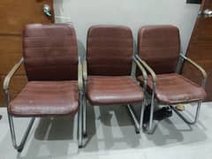 Pair of 3 Office chairs for Sale