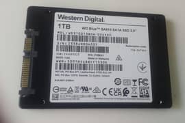 1TB WD BLUE SSD . . . . . . . . . . . . . 2.5