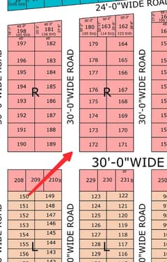West Open Corner 120 Sq Yards