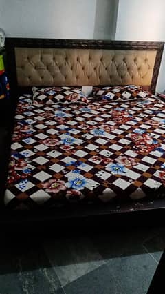 Wooden bed 6'' 6''  in reasonable price