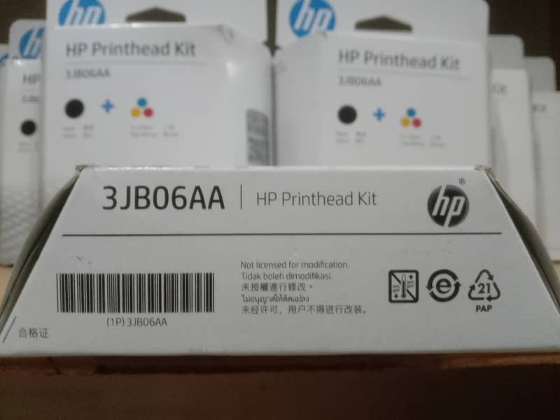 Hp Ink Tank Printer Head Black & Color   *3JB06AA* 4