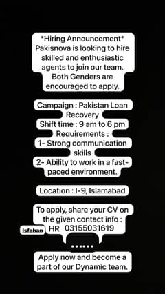 Call Center Agent