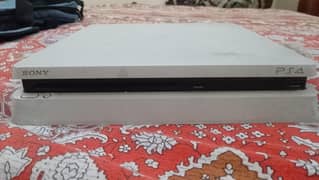 Playstation 4 slim 500gb white 1 red original controller