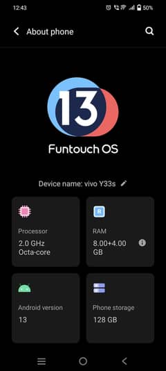 Vivo y33s