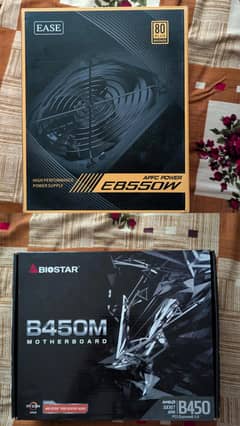 550 PSU B450 motherboard