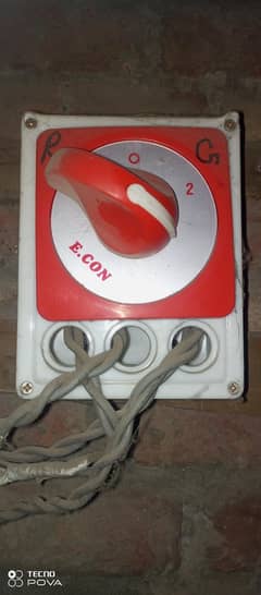 E con 2 meter switch gear  with box