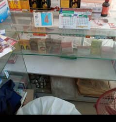 Counter for garments and medical store