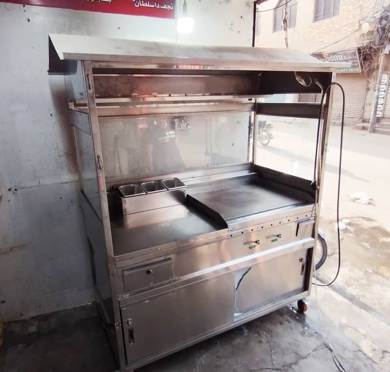Burger and Sharwama Counter Just Only 3 Month used 0