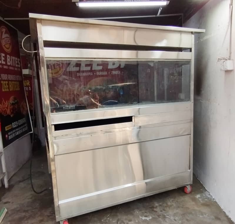 Burger and Sharwama Counter Just Only 3 Month used 1