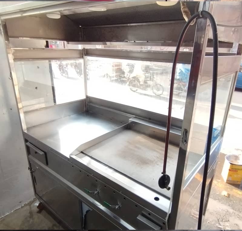 Burger and Sharwama Counter Just Only 3 Month used 6