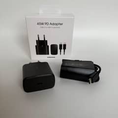 Original Samsung 45W USB-C Fast Charger with Cable – Made in Vietnam