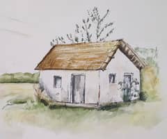 Watercolour House Painting