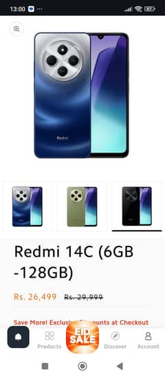 Redme 14C New condition mobile