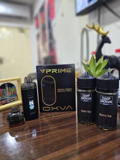 OXVA V Prime Vape with two Drip Down only box opened
